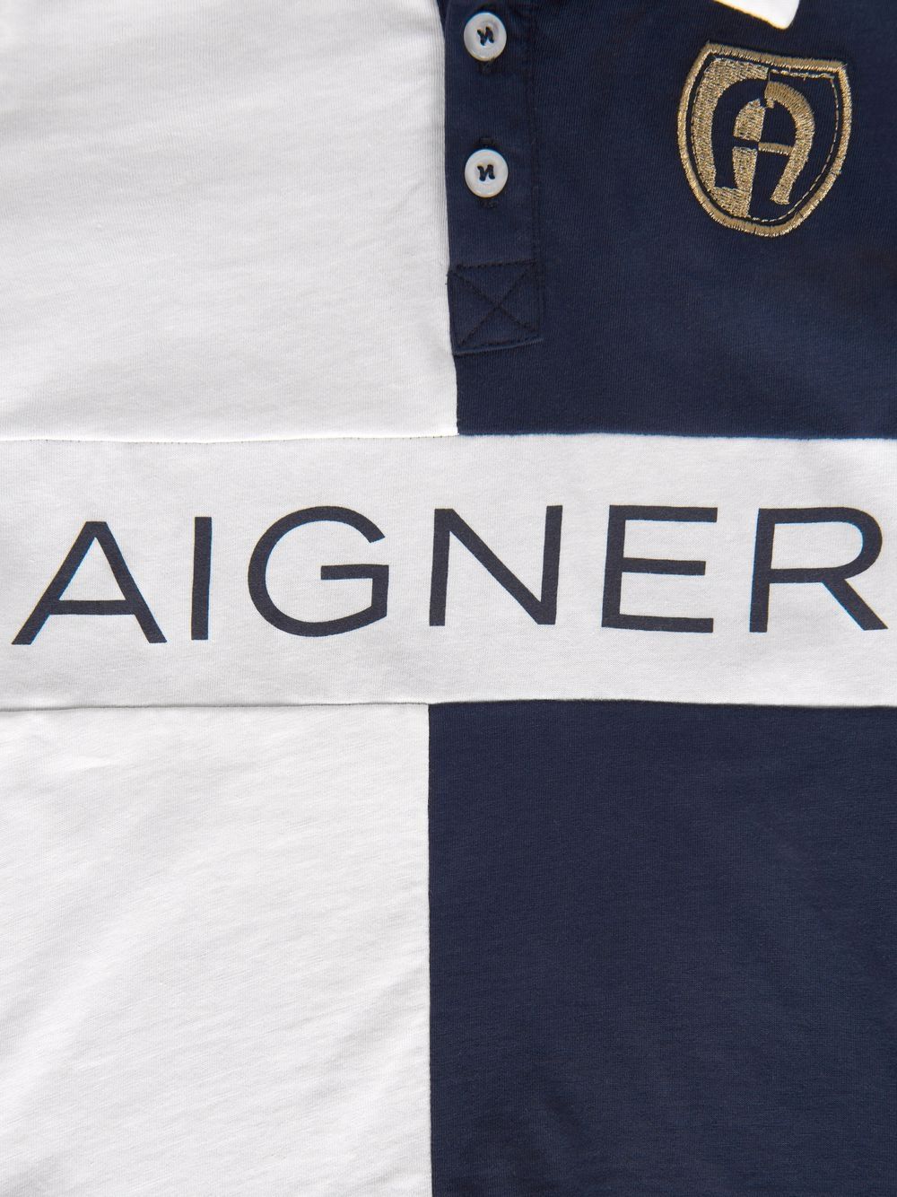 Shop Aigner Embroidered Logo Polo Shirt In Blue
