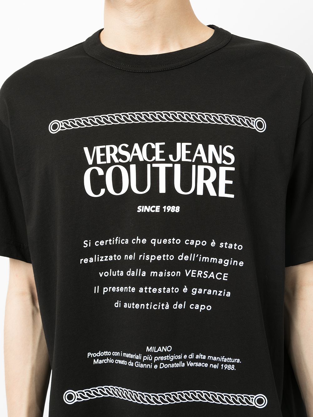 фото Versace jeans couture футболка с логотипом