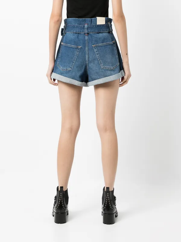 Alice+Olivia Rosemary Denim Shorts 