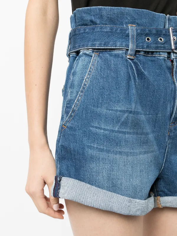 Alice+Olivia Rosemary Denim Shorts 