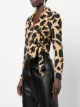 DVF Diane von Furstenberg giraffe-print blouse
