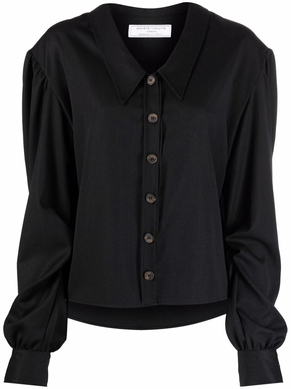фото Société anonyme блузка с объемными рукавами