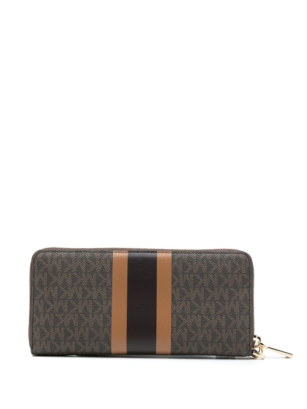 Michael Kors Portemonnee met monogramprint - Bruin