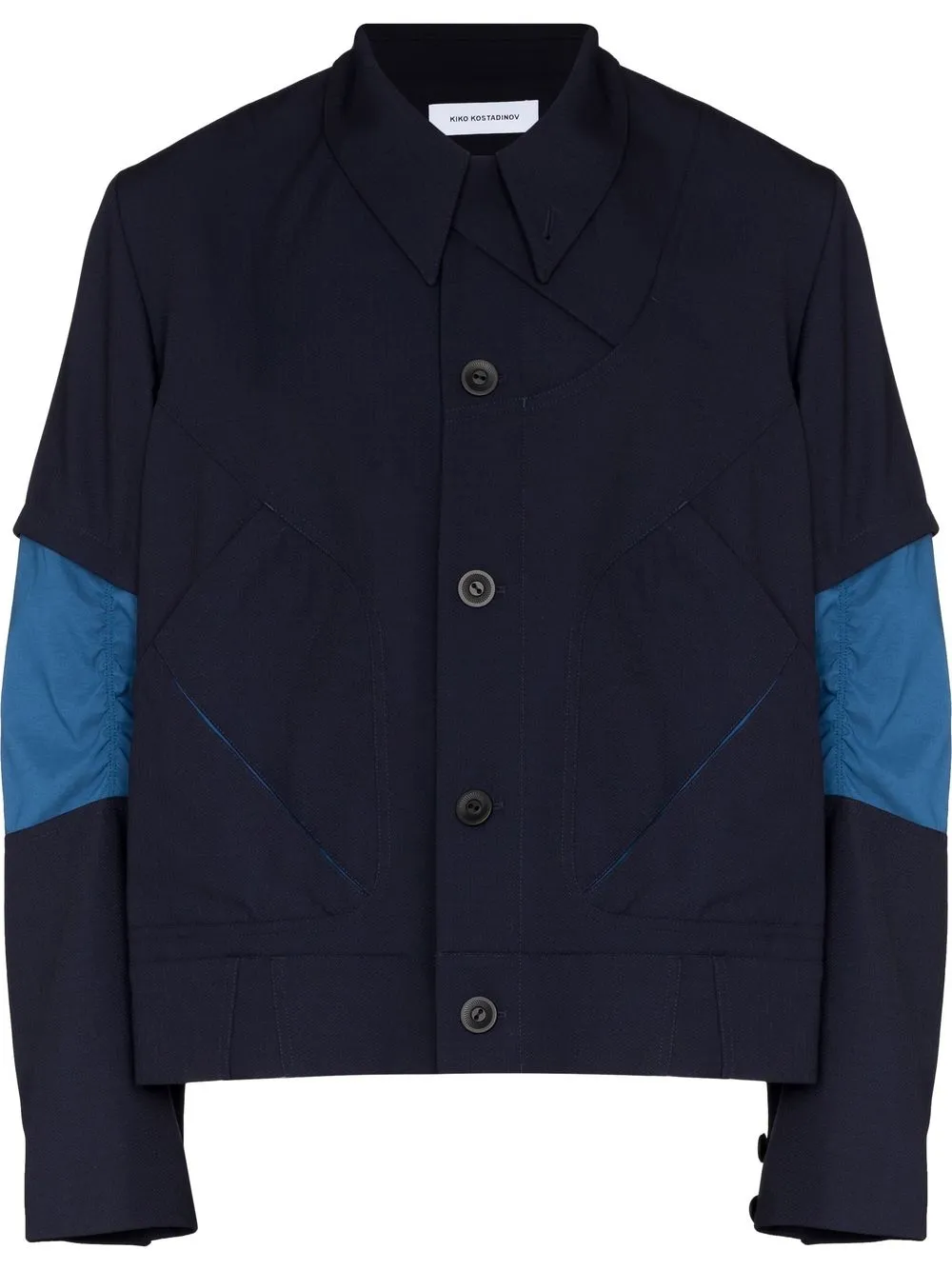 Kiko Kostadinov Kassel Asymmetric Buttoned Jacket - Farfetch