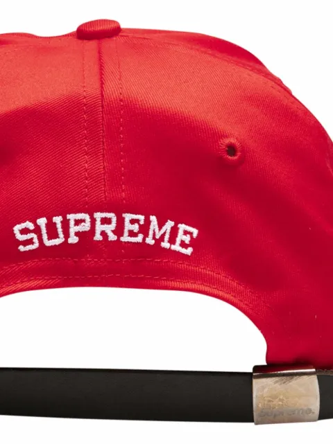 visor-label 6-panel cap \
