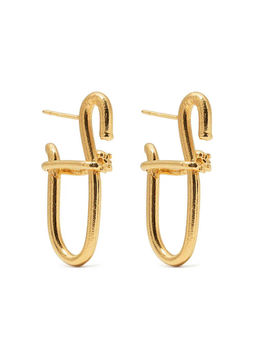 

Alighieri aretes con diseño esculpido - Dorado