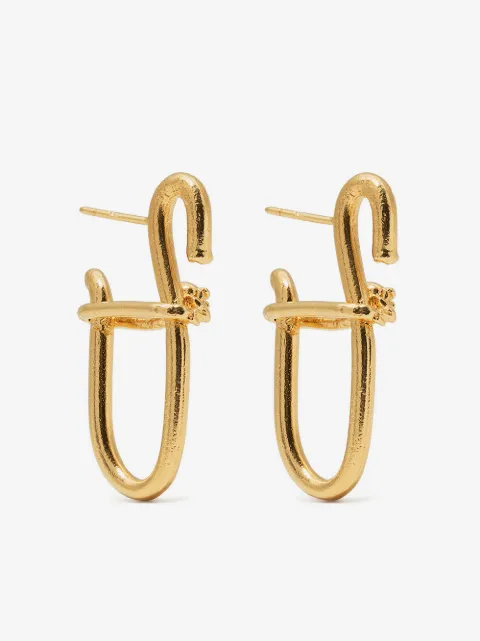 Alighieri sculptural-design butterfly-clasp earrings