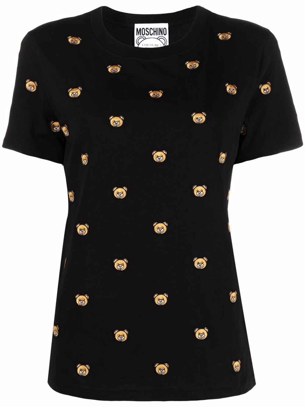 

Moschino playera con motivo Teddy Bear - Negro