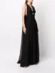 Elie Saab draped silk dress