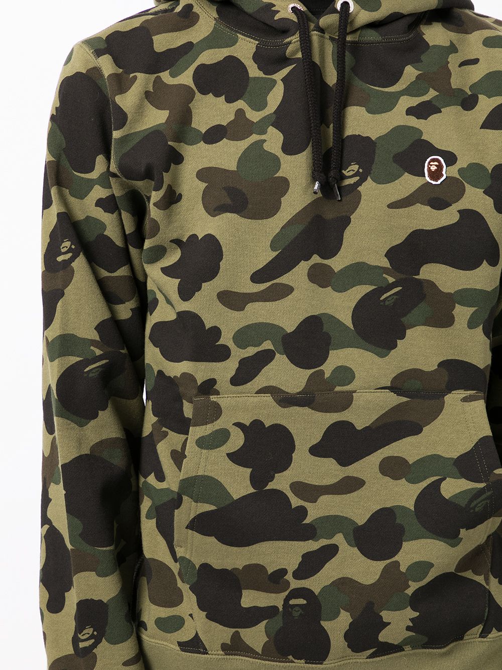 фото A bathing ape® худи с кулиской и нашивкой-логотипом