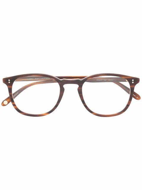Garrett Leight Kinney round-frame glasses