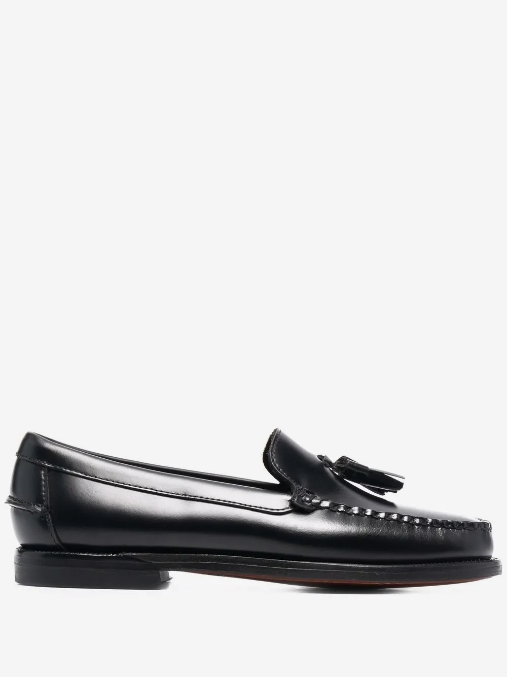 tassel-detail leather loafers