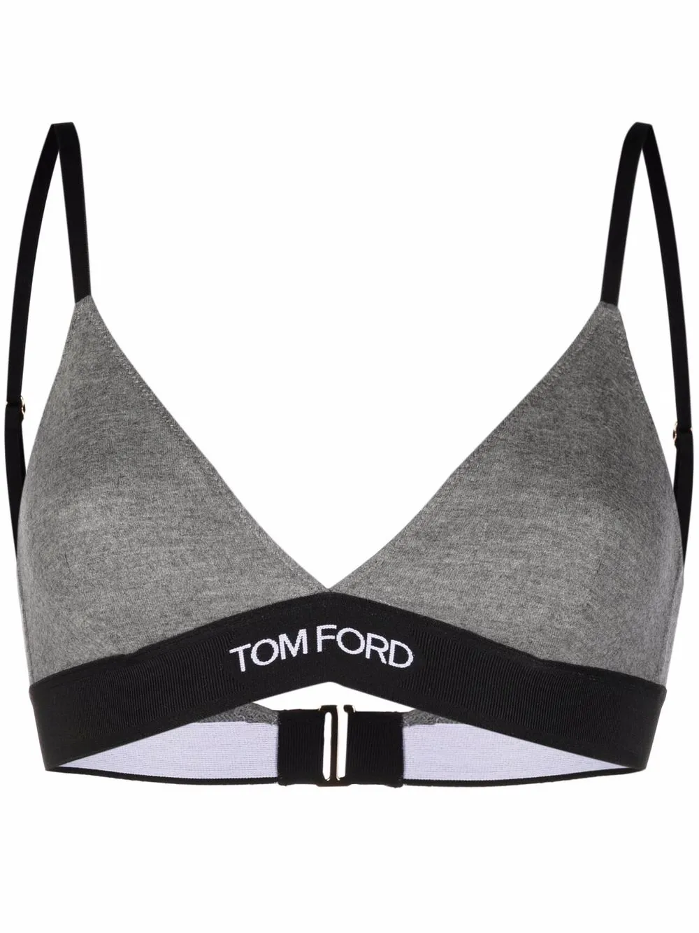 TOM FORD カシミア トライアングル ブラ - グレー TOM FORD カシミア トライアングル ブラ - グレー