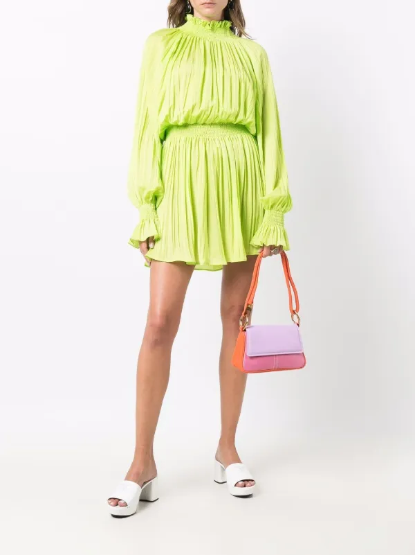 manning cartell featherweight mini dress green