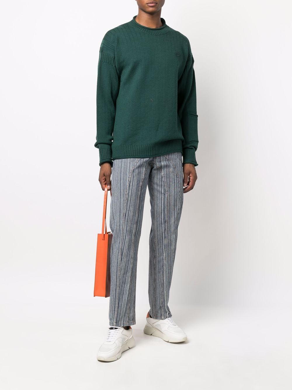 Shop Kenzo Wool-knit Jumper In Grün