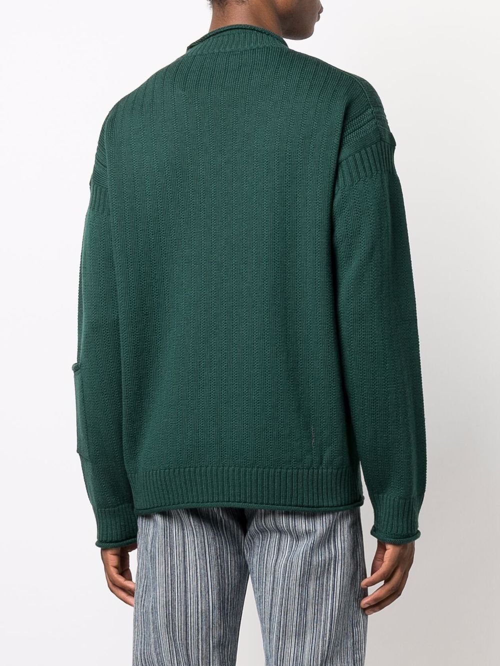 Shop Kenzo Wool-knit Jumper In Grün