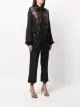 Elie Saab sequin-embellished draped shirt