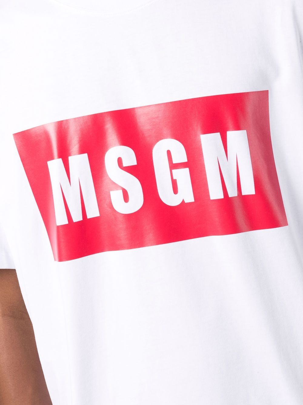 фото Msgm футболка с логотипом