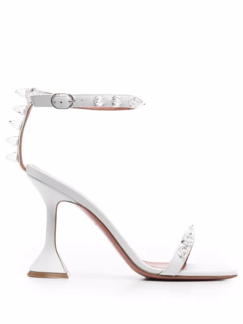 Amina Muaddi Julia crystal-embellished sandals