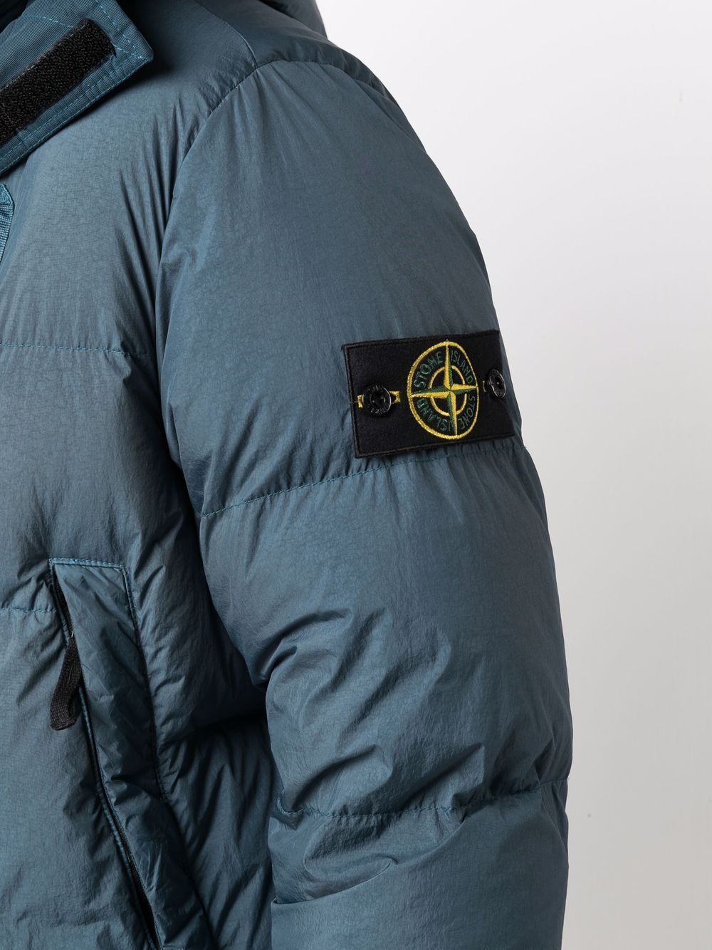 пуховик с нашивкой-логотипом Stone Island 1714851376