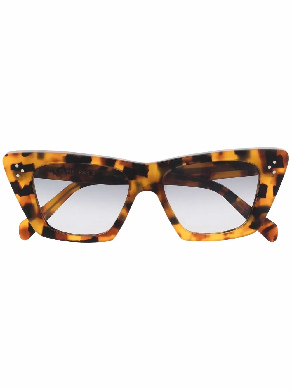 

Celine Eyewear square-frame tortoiseshell sunglasses - Yellow