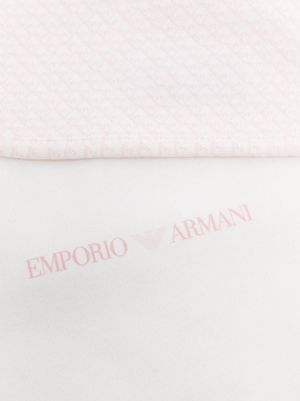 Emporio Armani Kids Set van 2 slabbetjes - Roze