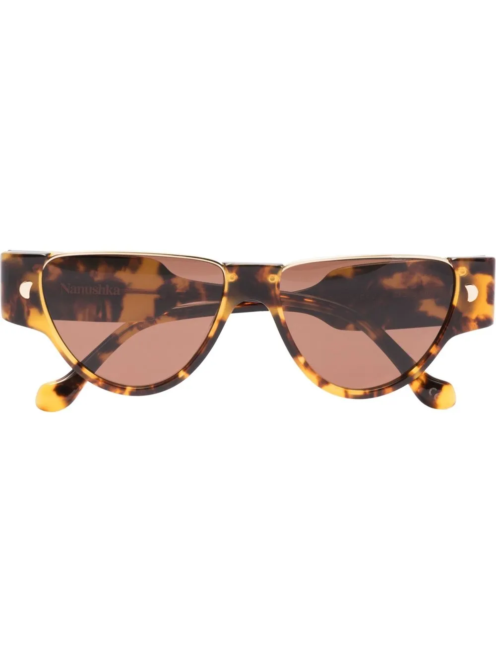 NANUSHKA DAYLIN ROUND-FRAME SUNGLASSES