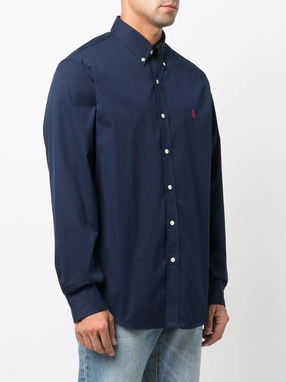 фото Polo ralph lauren рубашка с вышивкой polo pony