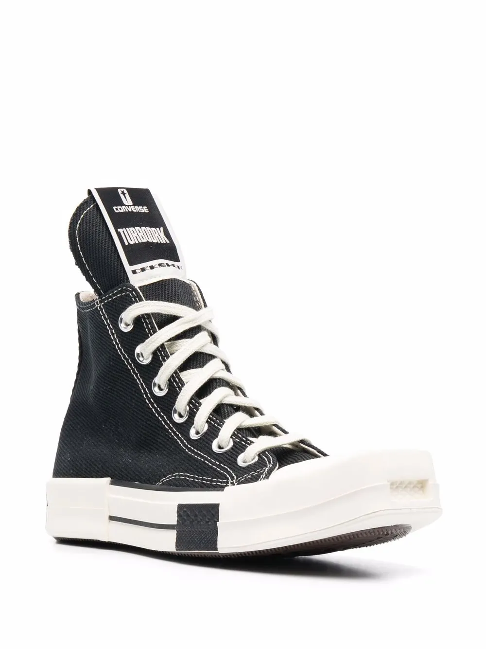 фото Rick owens кеды x converse turbodrk