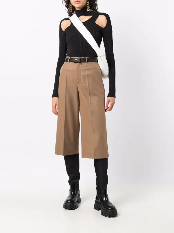 pantaloni cropped curvy