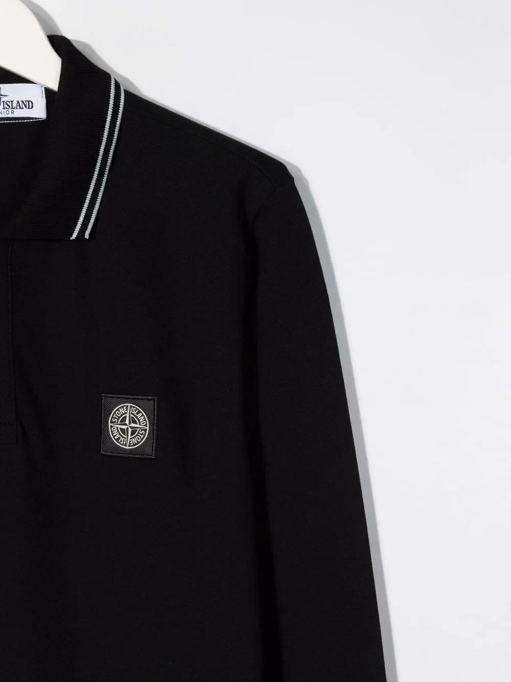 фото Stone island junior рубашка поло с нашивкой-логотипом