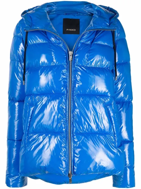 PINKO high-neck hooded jacket
