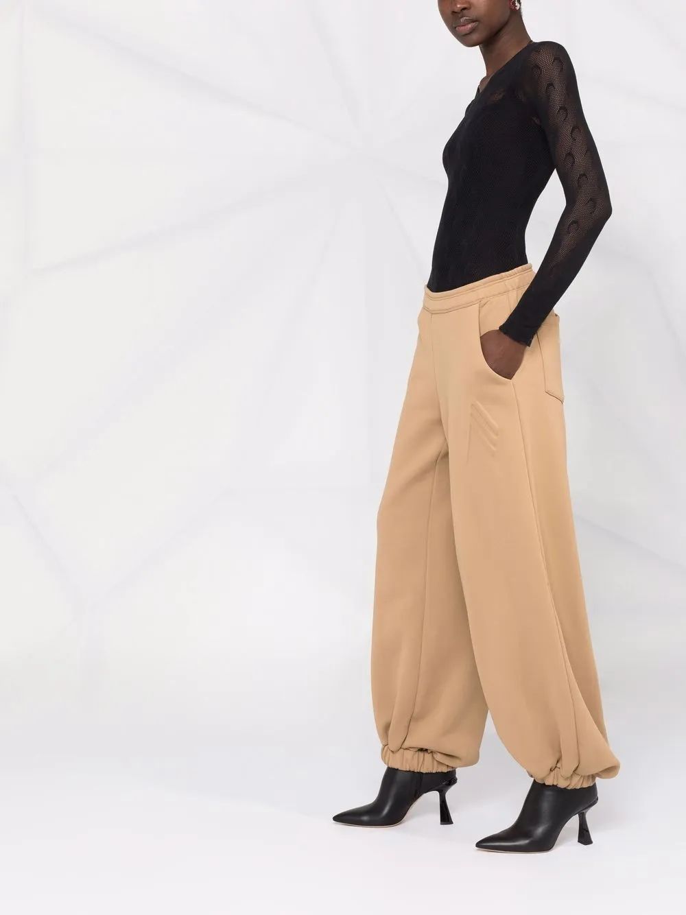The Attico Carter wide-leg Track Pants - Farfetch