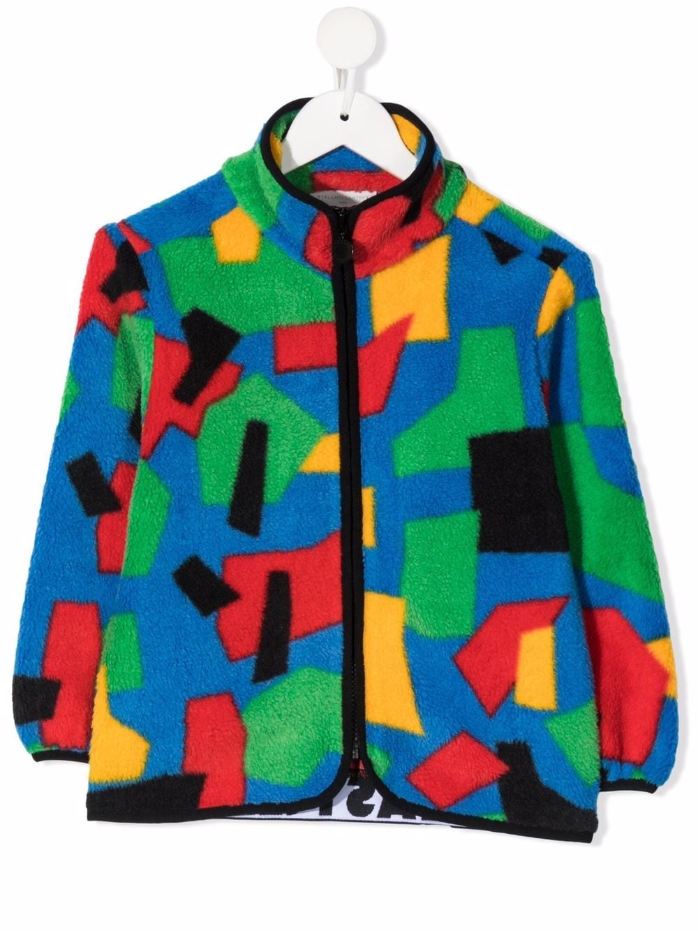фото Stella mccartney kids флисовая куртка с геометричным узором