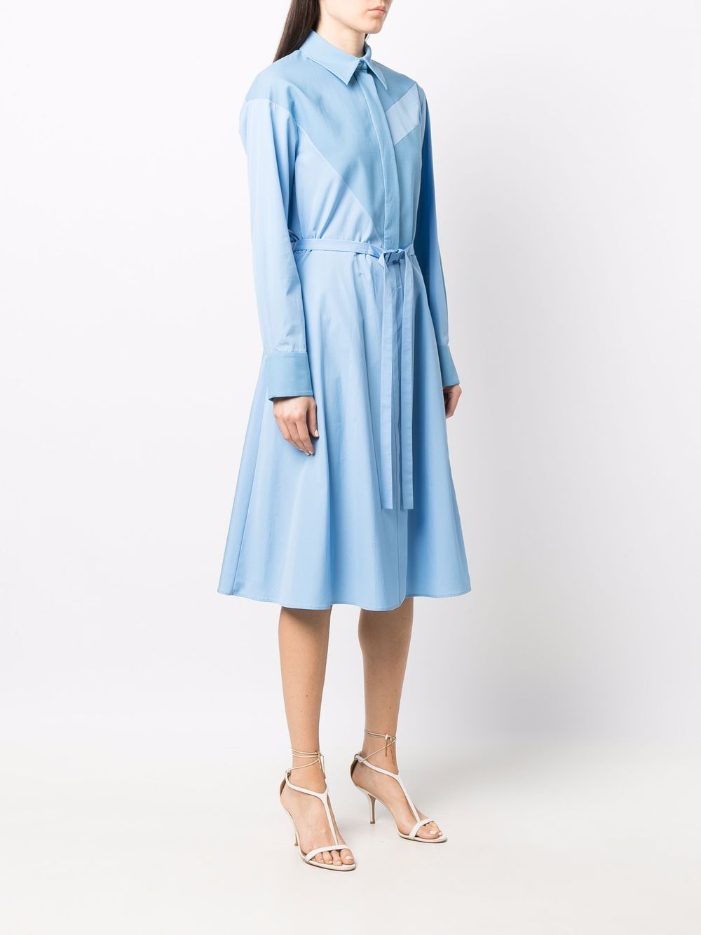 Stella McCartney Mia Panelled Shirt Dress - Farfetch