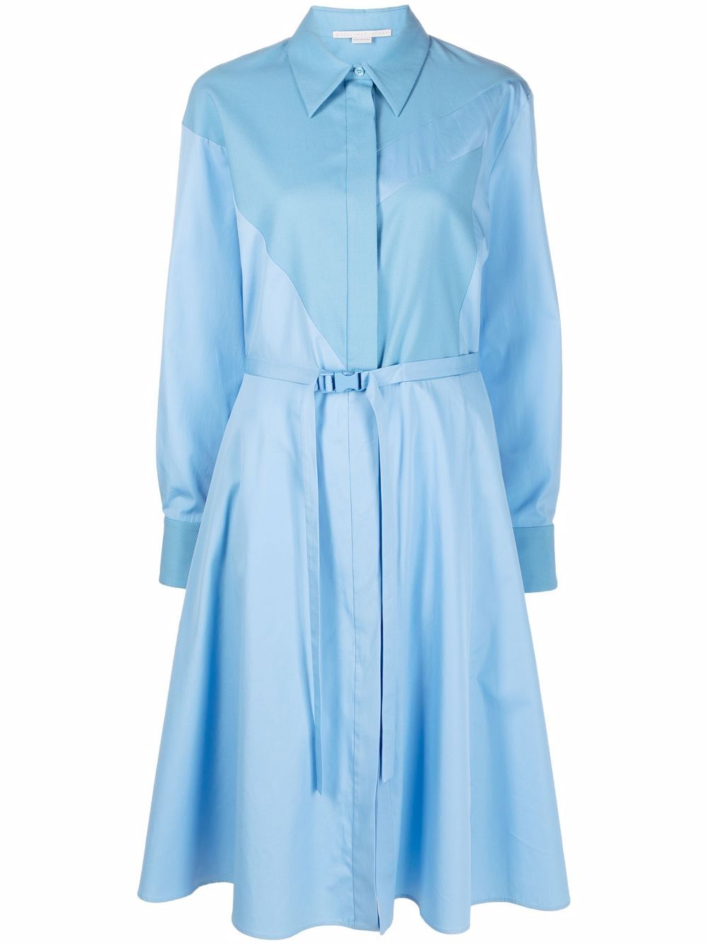 Stella McCartney Mia Panelled Shirt Dress - Farfetch