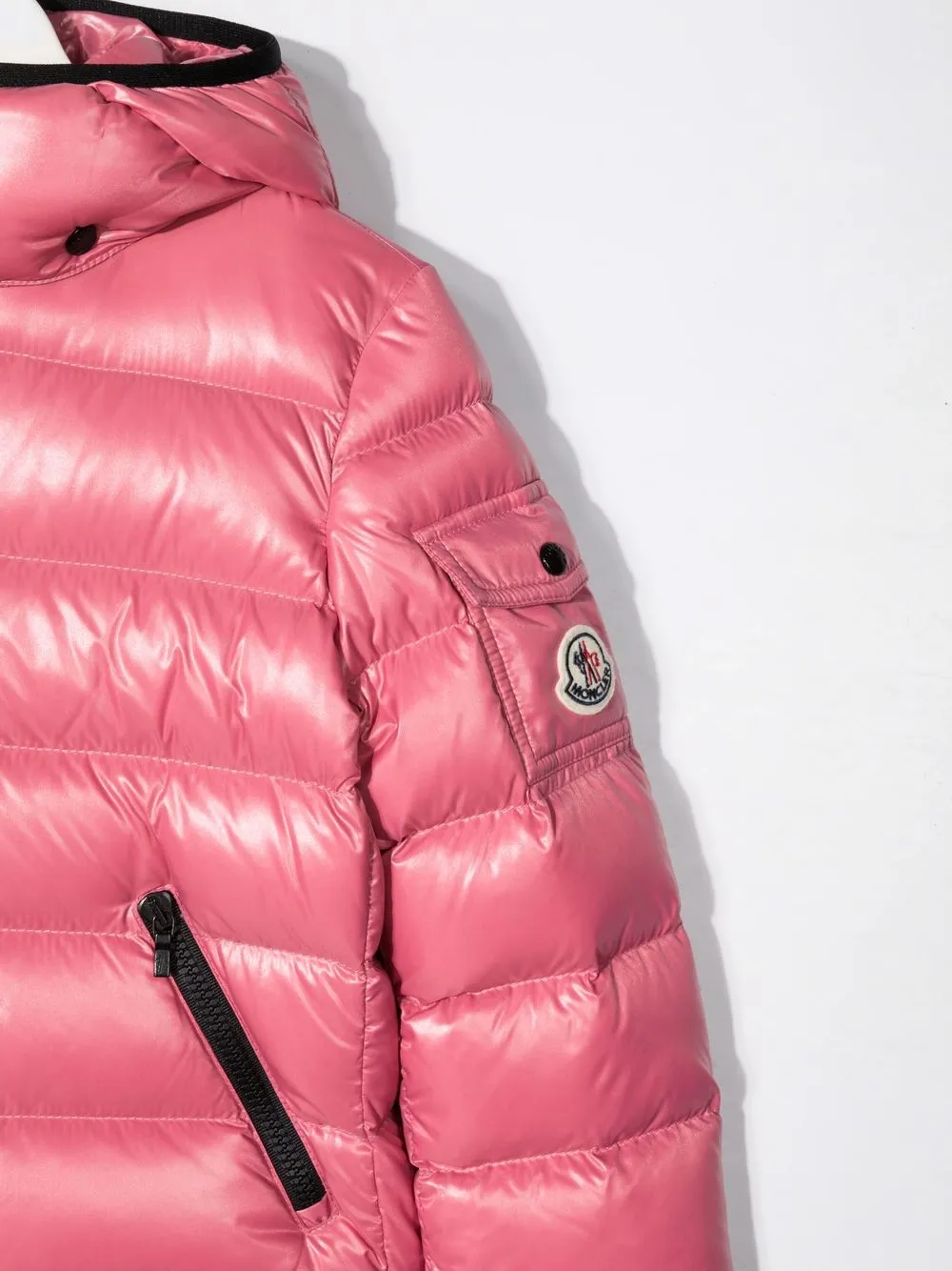 фото Moncler enfant пуховик с капюшоном