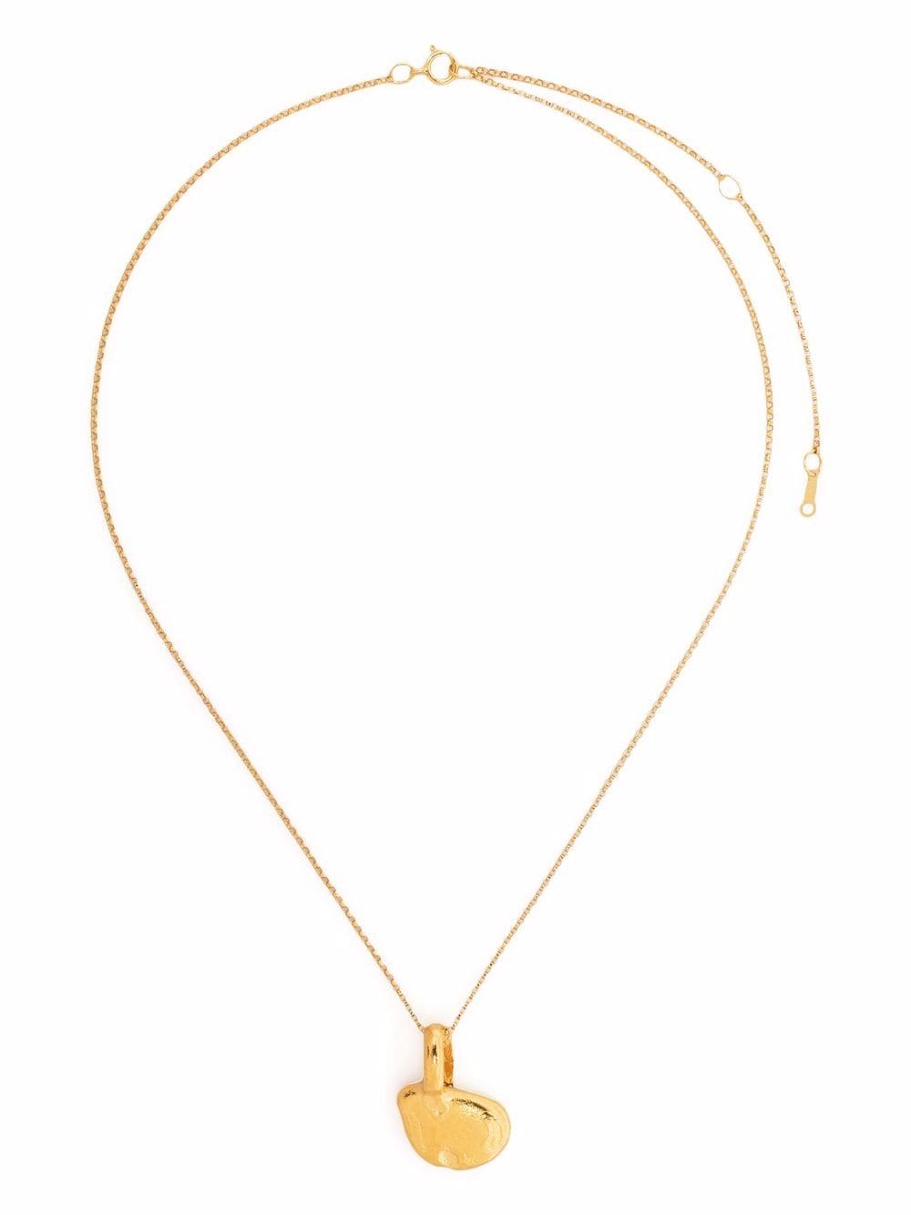Shop Alighieri Statement Pendant Necklace In Gold