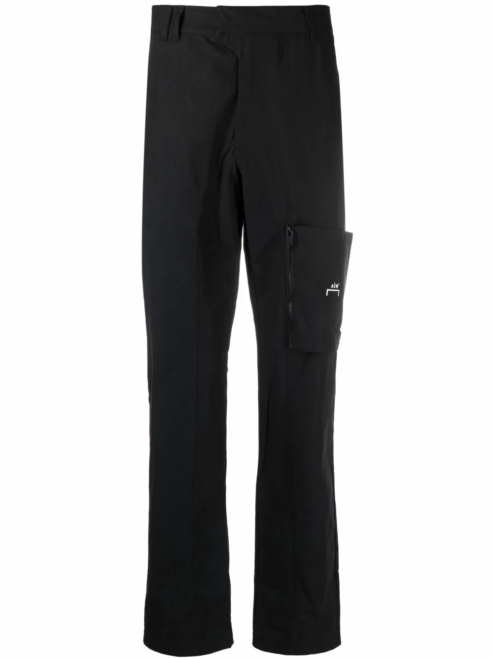 A-COLD-WALL* side patch pocket straight trousers – Black