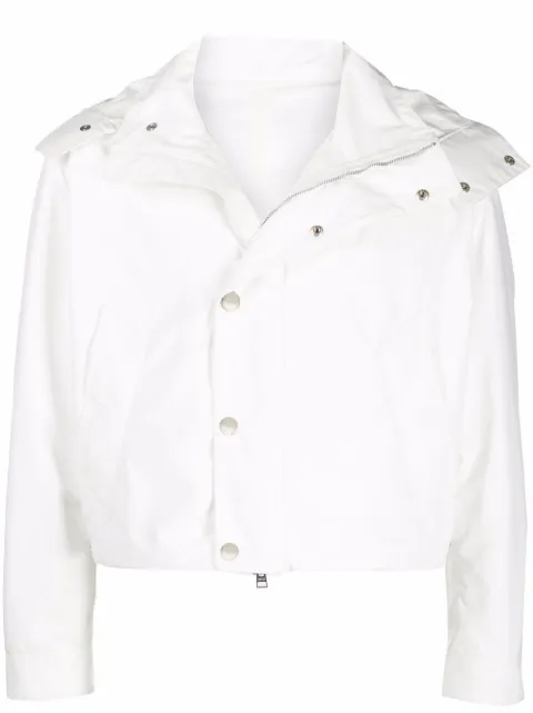 AMI Paris cropped waterproof jacket