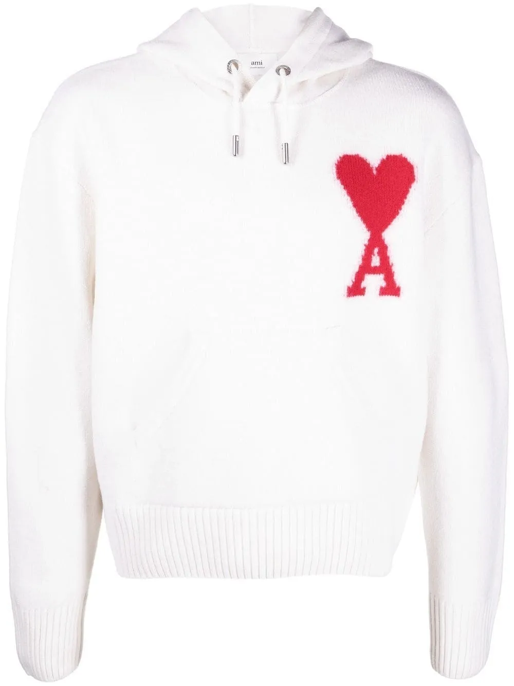 

AMI Paris hoodie Ace of Hearts - Blanco