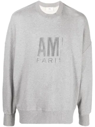 Logo-embroidered oversize sale sweatshirt