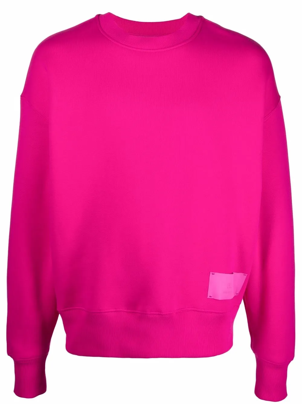 

AMI Paris sudadera con parche del logo - Rosado