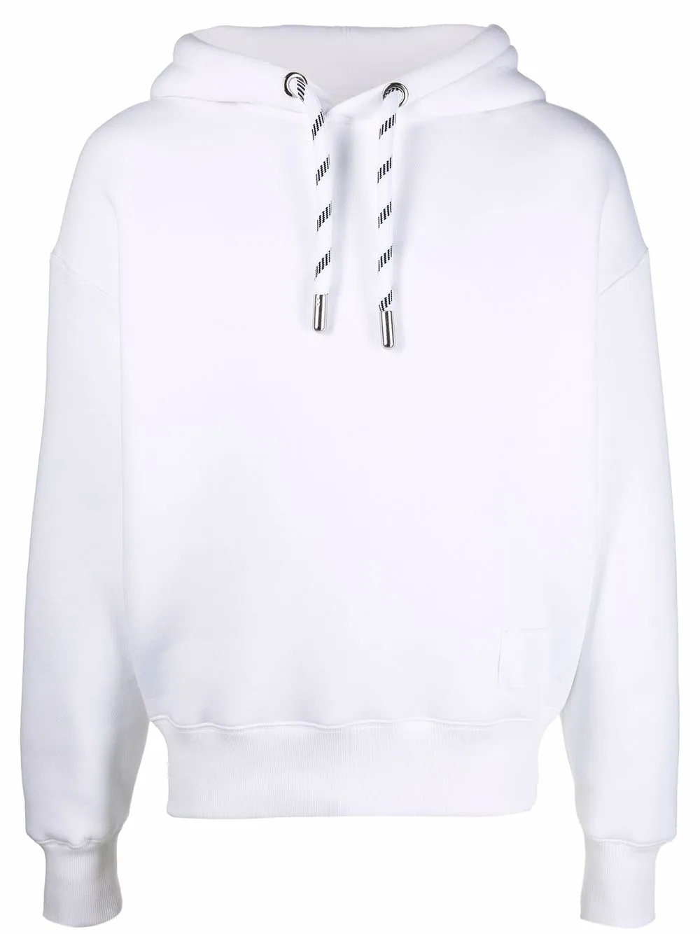 

AMI Paris hoodie Ami con etiqueta de satén - Blanco