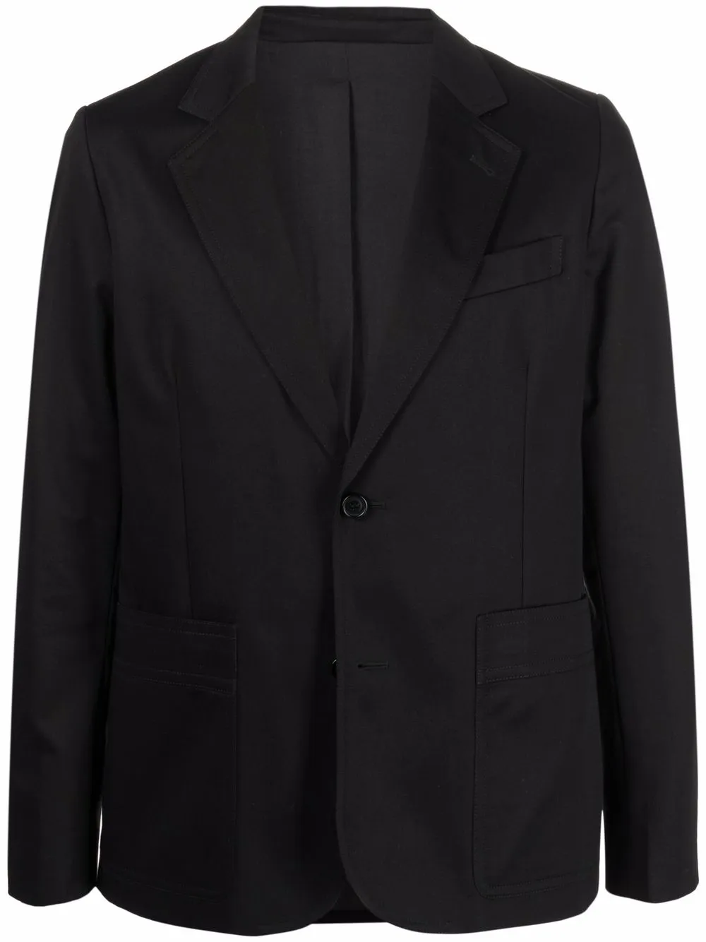 

AMI Paris two-button patch pocket blazer - Black