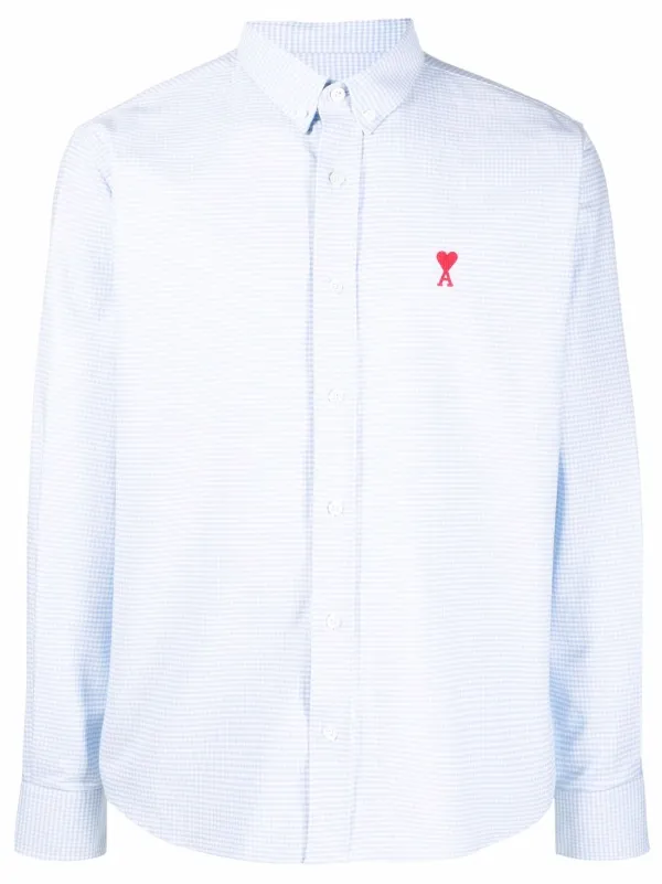AMI Paris Ami De Coeur button-down 
