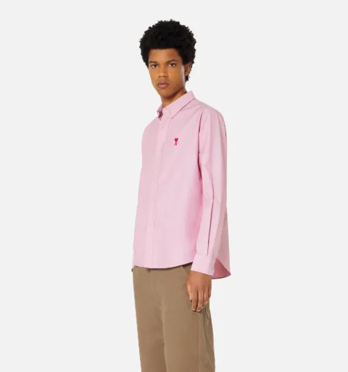Button-Down Ami De Coeur Shirt - AMI 