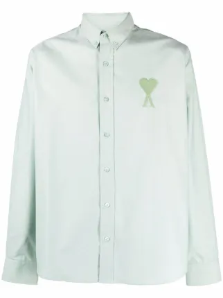 AMI Paris De Coeur button-down Shirt - Farfetch