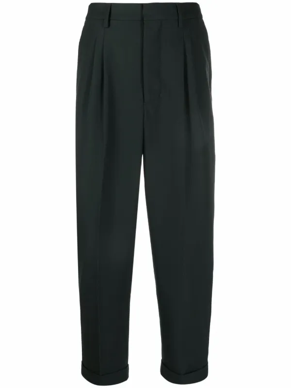 AMI Paris pleat-detail Carrot Fit 