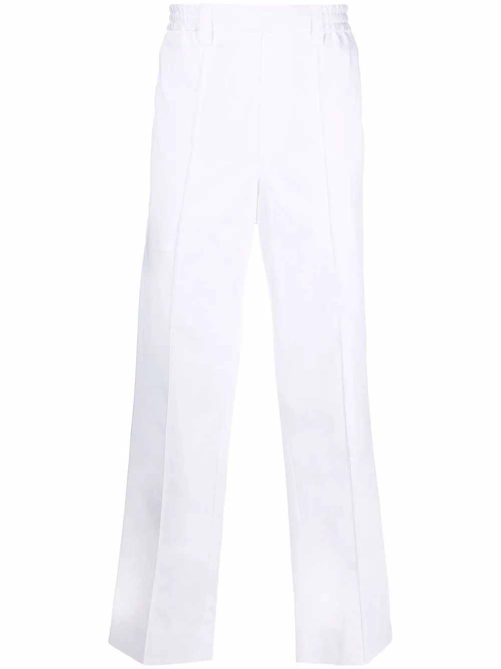 

AMI Paris elasticated-waist trousers - White